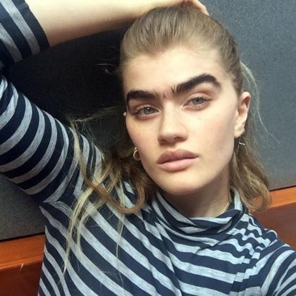 Model Challenges Beauty Stereotypes With Her Unibrow - PlayJunkie