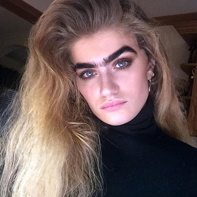 Model Challenges Beauty Stereotypes With Her Unibrow - PlayJunkie