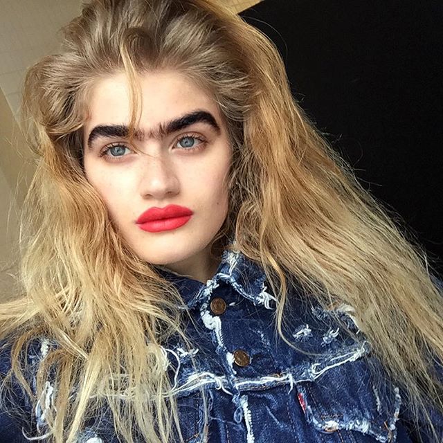 Model Challenges Beauty Stereotypes With Her Unibrow - PlayJunkie