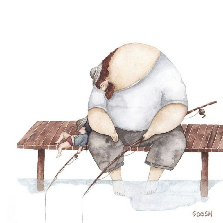 Snezhana Soosh from Ukraine Illustrates Love Between Fathers and ...