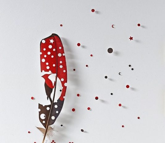 Man Carves Real Feathers into an Amazing Art