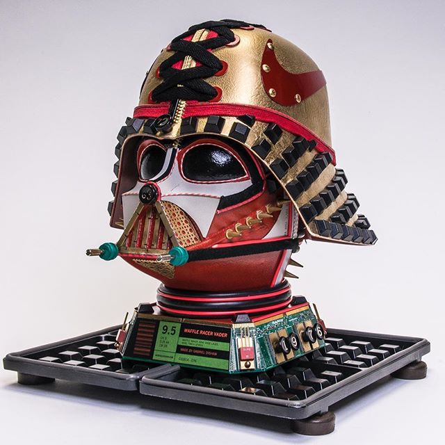 Star Wars art is made of Louis Vuitton luggage and junk. It's amazing.