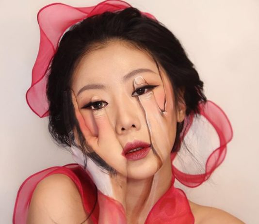 Dain Yoon’s Mind-Bending Optical Illusions Are All Created With Makeup
