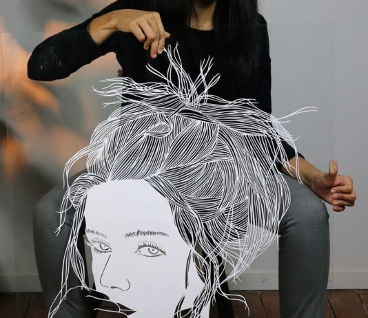 See How Artist Creates Unique Papercut Hairstyles