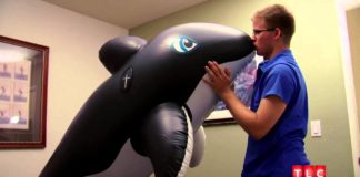 Find Out Why This Person Loves His Inflatable Animals