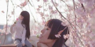 Girl from Japan and Her Lookalike Doll in Pictures Together