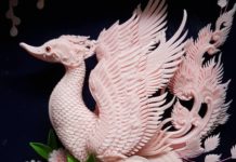 Man Carves Dragons and Floral Designs in Soap