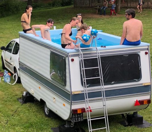 Old Cars Get Repurposed into Pizza Ovens and Pools by Benedetto Bufalino