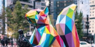 See the Okuda San Miguel’s Colorful Sculptures in the Streets of Boston