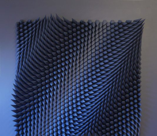 Matthew Shlia Uses Paper to Create Colorful Spiked Sculptures
