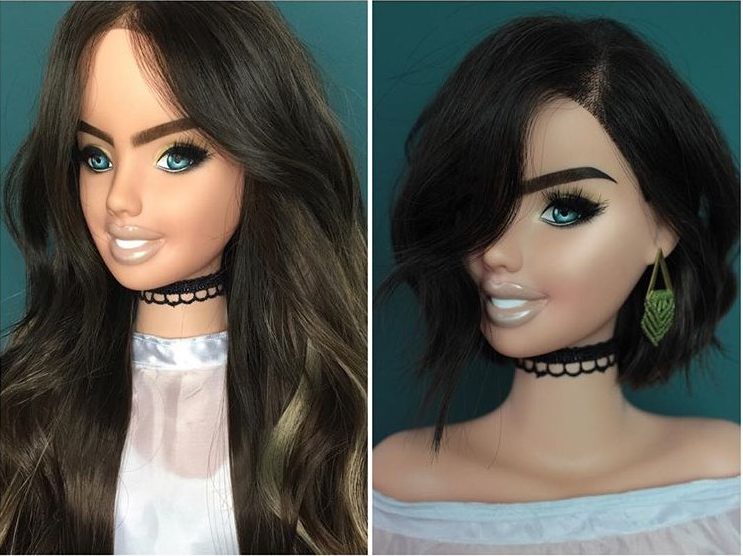 Artist Creates Custom Barbie Dolls With Fabulous Hair