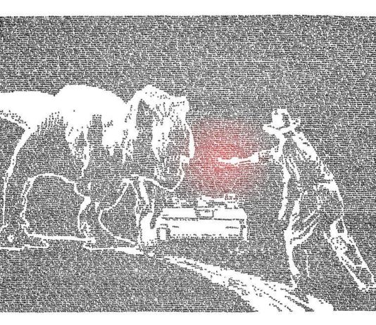 Artist Creates Amazing Portraits of Movie Characters by Handwriting Their Entire Scripts