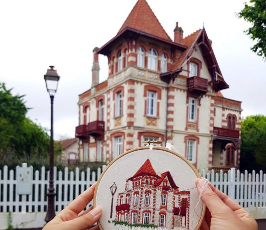 These Embroidery Patterns Capture The Beauty of European Architecture