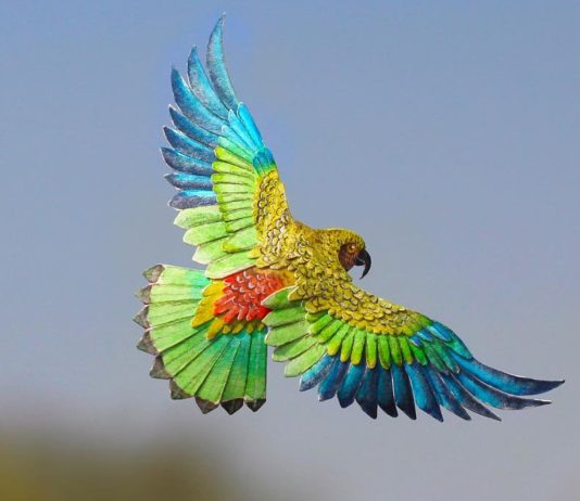 Two Artists Create Miniature Paper Cut Birds Everyday For One Year