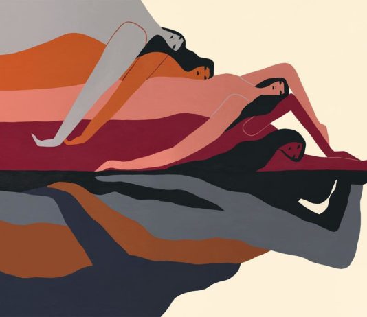 Artist Creates Minimalist Paintings of Female Figures