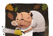 Artist Turns Horror Movie Characters Into Children’s Illustrations