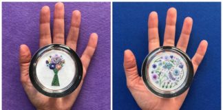 Self-Taught Artist Creates One-of-a-Kind Hand Embroidered Art and Objects