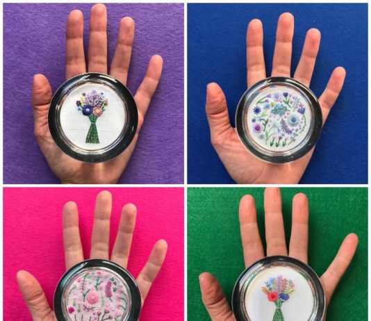 Self-Taught Artist Creates One-of-a-Kind Hand Embroidered Art and Objects