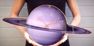 Artist Creates Glow-in-the-dark Wall Clocks