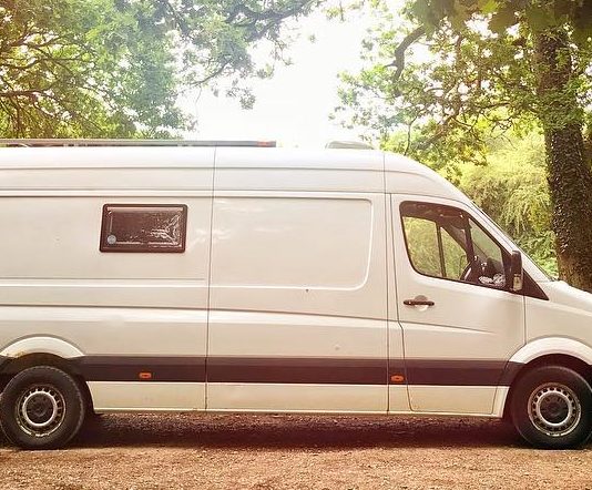 Couple Converts a Mercedes Sprinter Van into a Mobile House for $13K