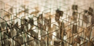 Glass Sculpture Explores the Human Mind Through Four Anamorphic Images