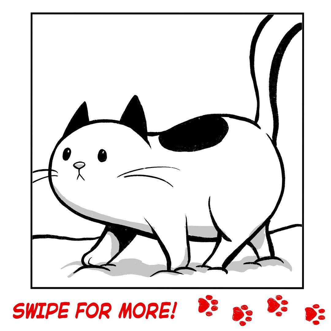 Illustrator Shares Hilarious Comics About His Cat - PlayJunkie