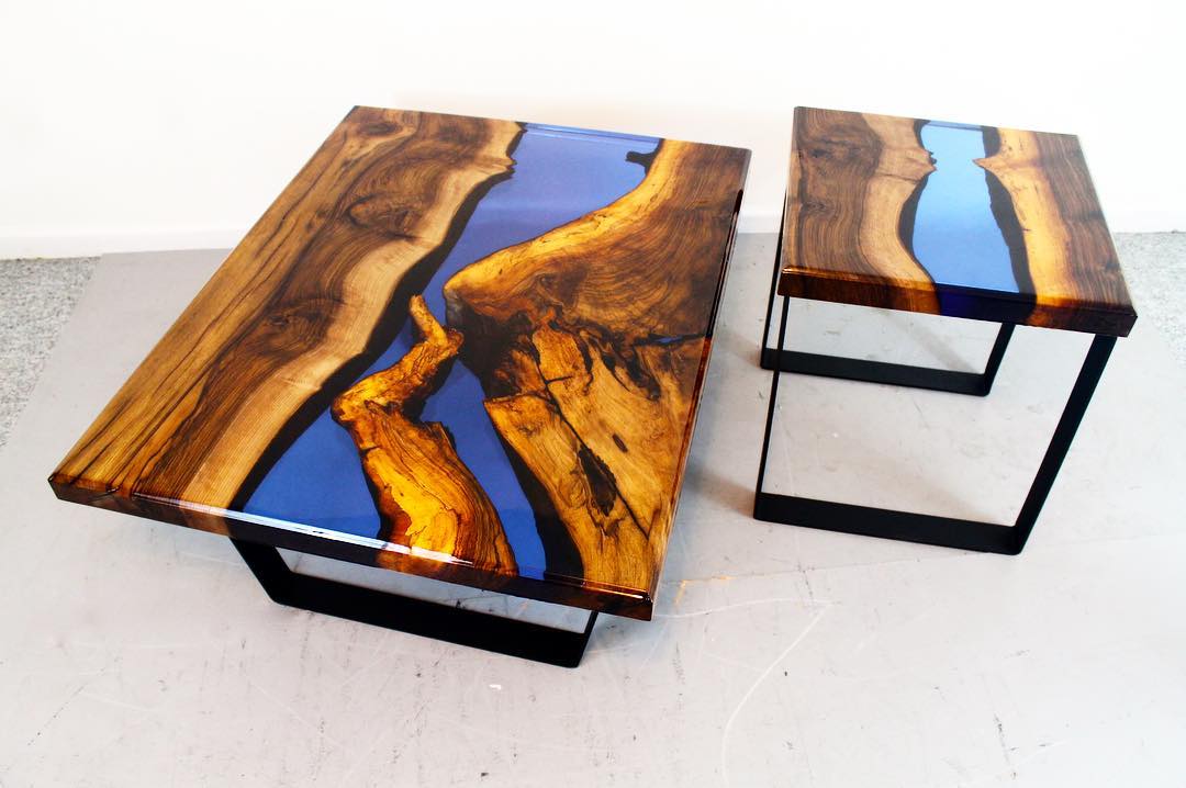 Amazing Custom Made Epoxy Resin Furniture by David Rogers PlayJunkie