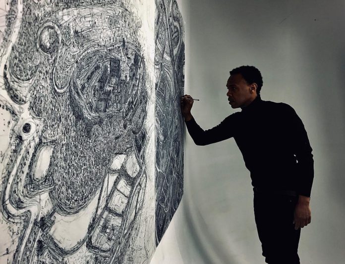 Self-Taught Artist Aims to Create Large-Scale Drawings of 69 UK's ...