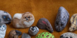Artist Turns Stones into Animal Figurines