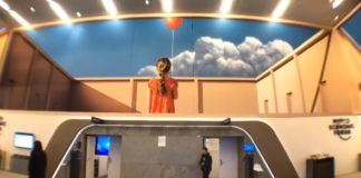 See Amazing Balloon Mural Installed for the 2019 World Economic Forum