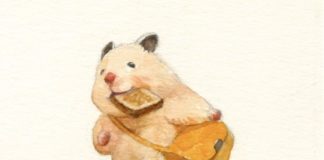 Japanese Artist Illustrates The Daily Adventures םf His Pet Hamster