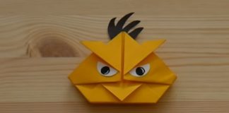 Learn How to Make Angry Bird-inspired Origami
