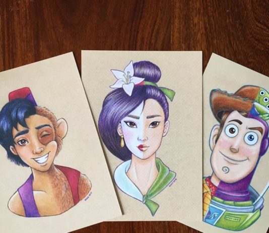 Artist Mashes Up Two Characters Into One