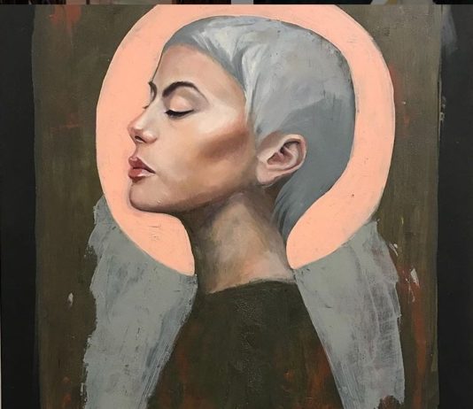 Artist Paints Women With Their Eyes Shut