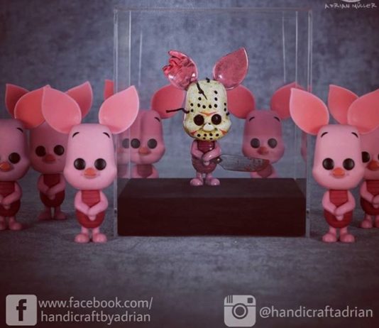 German Artist Makes Scary Piglet Sculptures