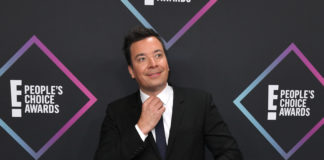 Watch Jimmy Fallon Getting a Kiss on the Lips by Baby Camel