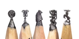 Artist Carves Miniature GoT Sculptures on Pencil Tips
