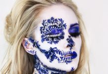 Artist Uses Her Face as Canvas for Amazing Paintings