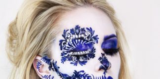 Artist Uses Her Face as Canvas for Amazing Paintings