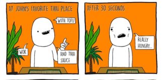 Guy After Breakup Comes up with Cynical Webcomics