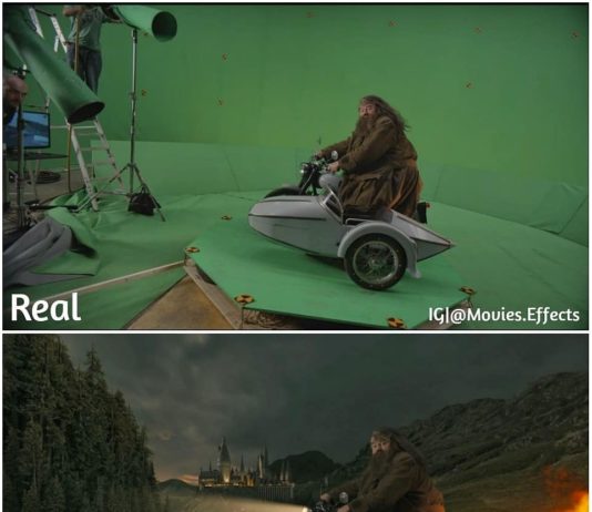 Before and After CGI Shots of Hollywood Films
