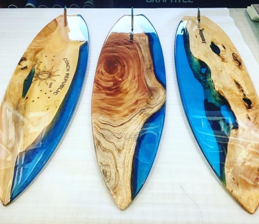 Unique, Great Looking Surfboards Made from Wood and Resin