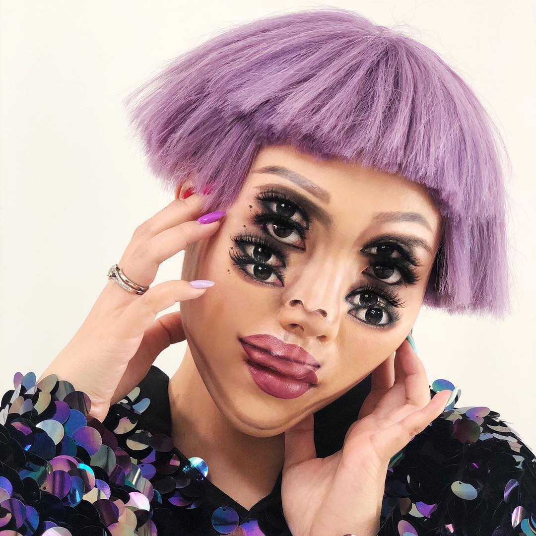  Makeup  Artist  Creates Unbelievable Optical Illusions 