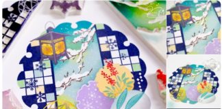 Artist Creates Gorgeous Designs Using Stamps She Made