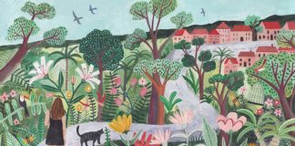 Illustrator Creates Colorful Artwork Filled with Plants