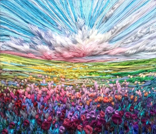 Embroidery Artist Brings Designs to Life With Different Colors