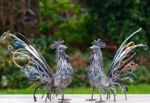 Brian Mock’s Recycled Metal Sculptures Take Our Breath Away