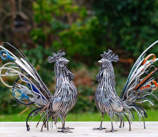Brian Mock’s Recycled Metal Sculptures Take Our Breath Away