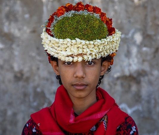 Photographer Captures the Famous Flower Men of Saudi Arabia
