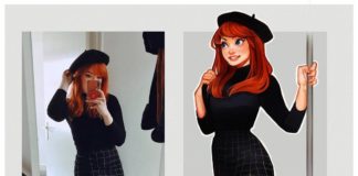 Artist Turns Herself Into Adorable Cartoon Illustrations